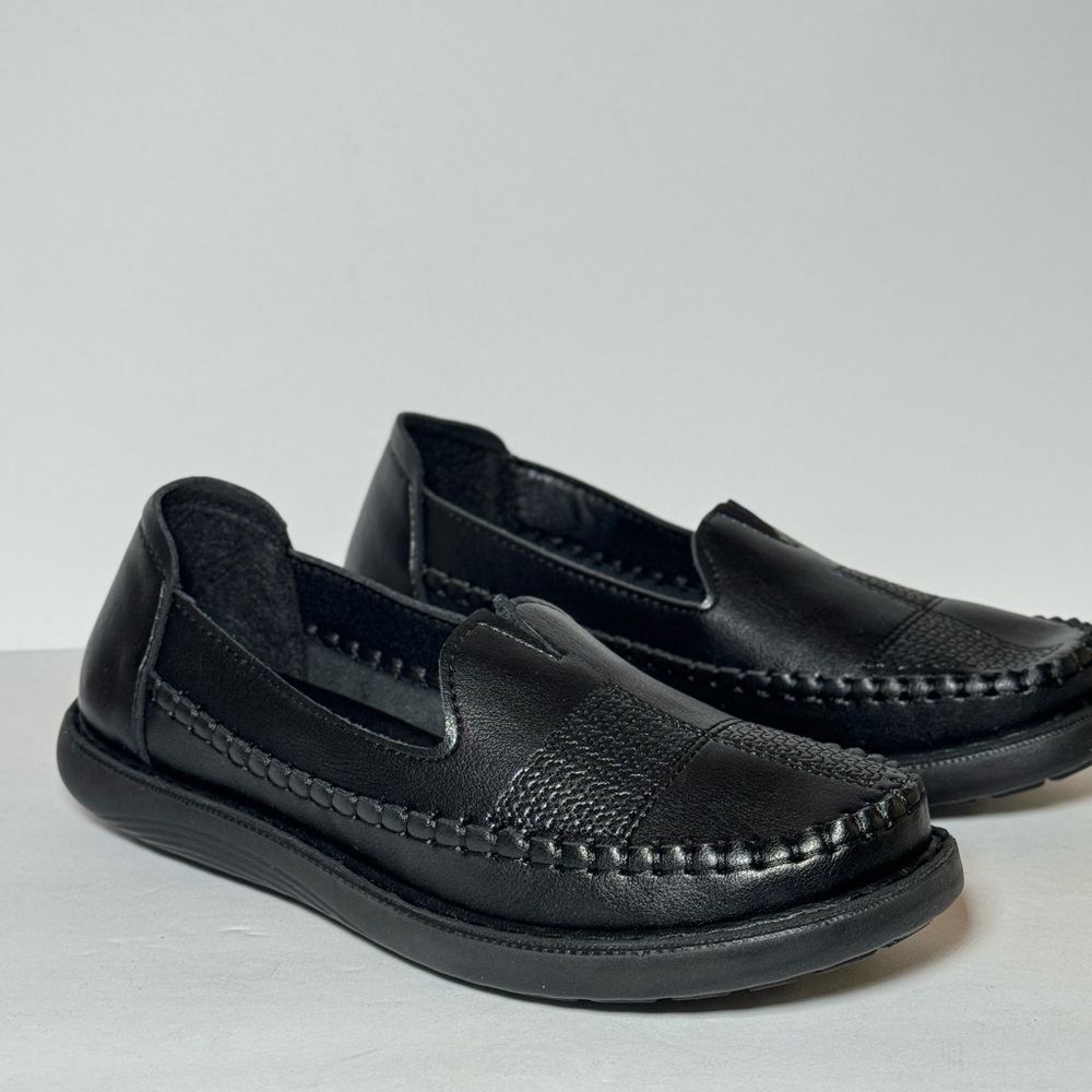 Black Slip-On Loafers size 7